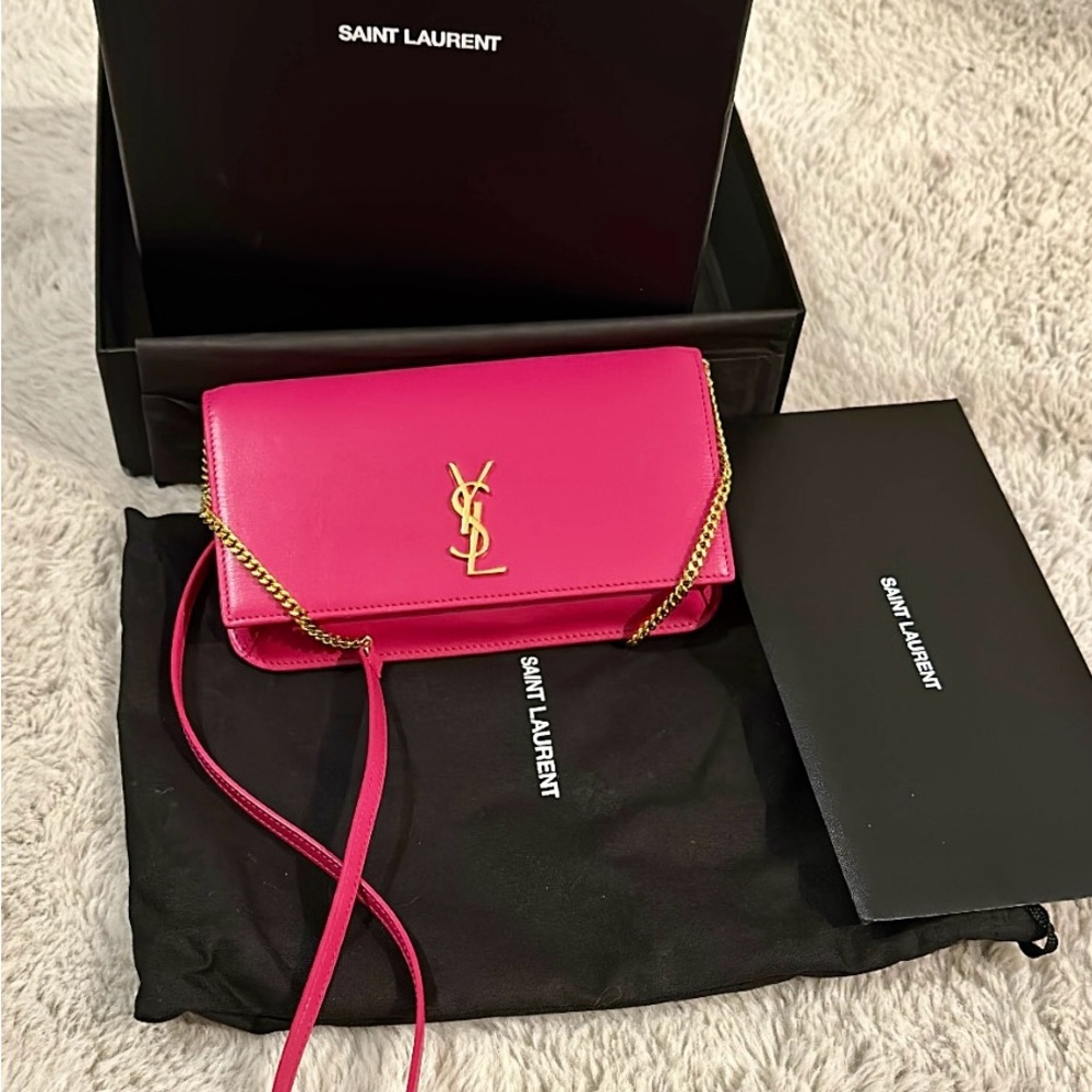 Beautiful 100%Authentic YSL mini color Fucsia
